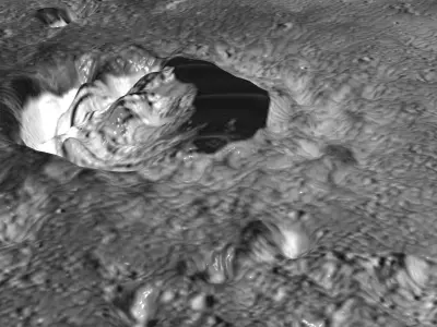 Kepler Lunar Crater 3D model