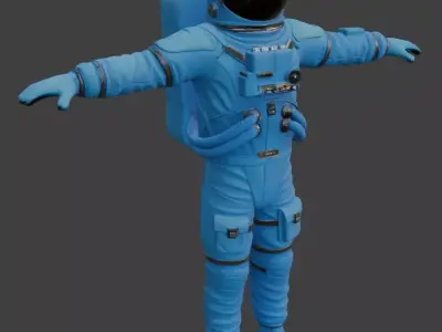 Spacesuit Astronaut Suit 3D Model High Detail 3D model