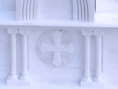 Large Gothic Altar 3D model