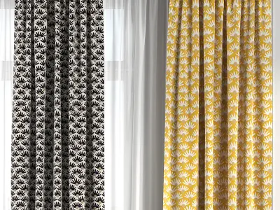 Curtain Set 143 3D model