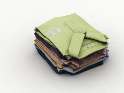 Polo Shirts 2 3D model