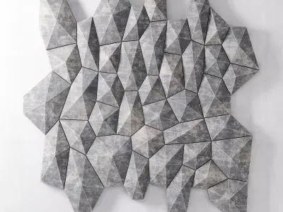 Panel decor tile 3D model