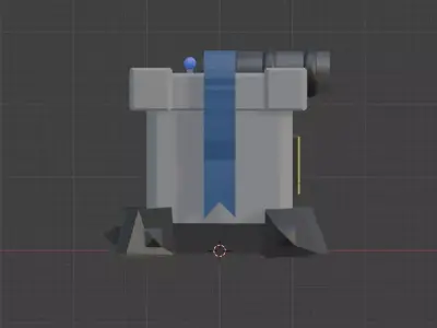 Clash Royale King Tower Default Skin 3D model