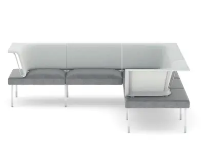 Herman Miller Workstation Public 4 3D model