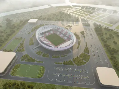 STADIUM SCENE 3D model