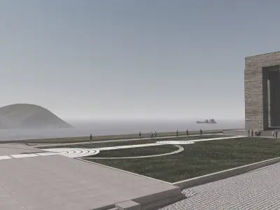 Canakkale Martyrs Monument 3D model