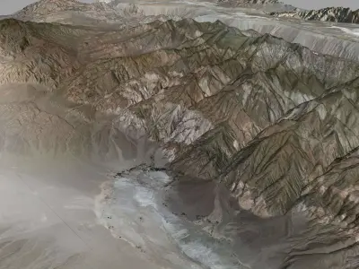 Death Valley 3D model