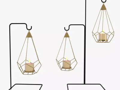 lamp candle 3D model