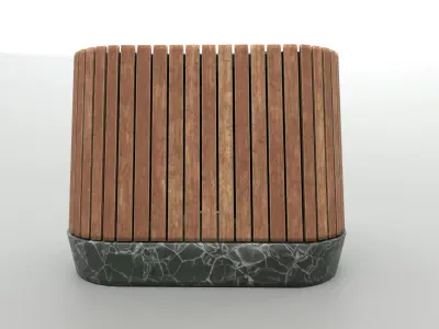 Modern Timber Street bin Vol 02 Game Ready PBR  Low-poly 3Dmodel Low-poly 3D model