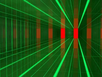 Sci Fi Corridor  Low-poly 3D model