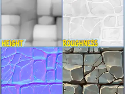 Stylized Wall Seamless Texture Texture 113