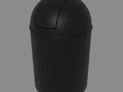 Small Trash Bin 3D model