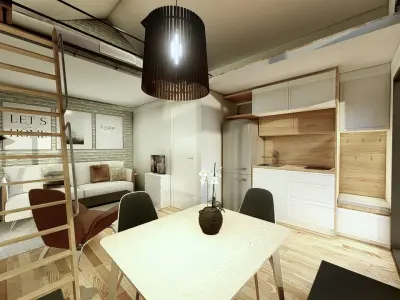 tiny house mini camping VITA  Bled master plan Low-poly 3D model