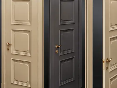 DOOR Collection 12 Pieces 3d model 3D model