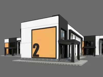 High School ID031 3D model