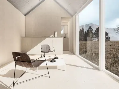 Modern Vacation House Unit 3D model