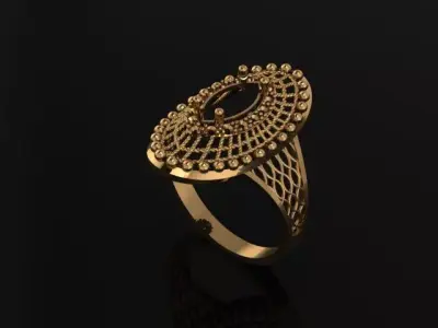 women fusion ring 3d print ultra light 3D print model