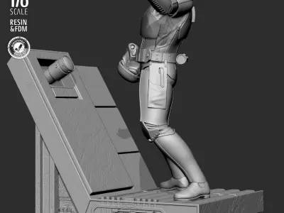 STAR WARS Luke Stormtrooper Sculpture 3D print model