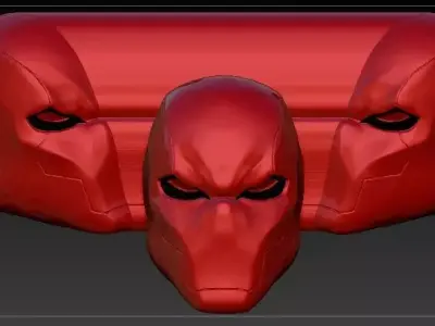 Casco Red Hood 3D model