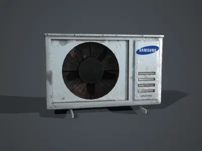 Air Conditioner  Free low-poly 3D model