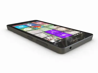 Microsoft Lumia 540 Dual SIM Black 3D model