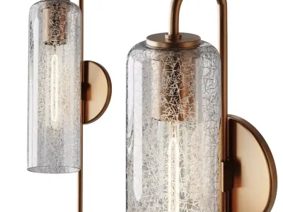 Pencil Arm Sconce and Beverly Hills Sconce 3D model