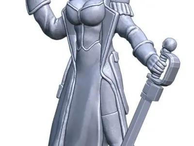 Female Political Educator of the Future Serial Number 1998 3D print model