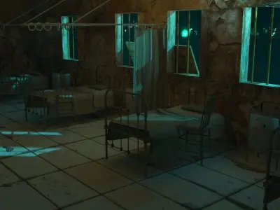 Spooky Hospital 3D model