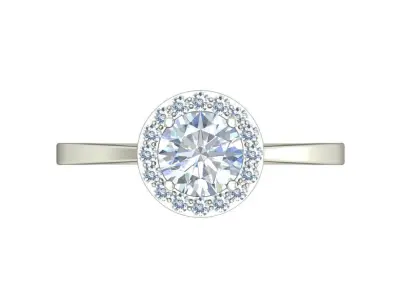 Women Ring  Render 3dm STL OBJ FBX Details 3D print model 64
