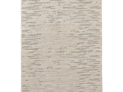 CALDERA HAND-KNOTTED WOOL RUG B 3D model