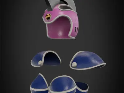 Chi-Chi Battle Armor for Cosplay 3D print model