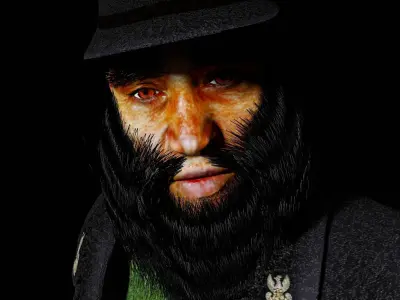 Latarnik - Lighthouse Keeper Low-poly 3D model