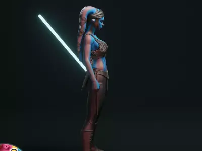 star wars - aayla secura 3D print model