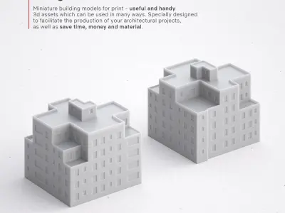 3D Print miniature building RB-US-NY-045 3D print model