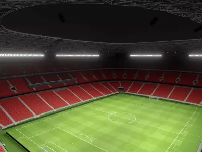Ferenc Puskas Arena Stadium - Budapest Hungary 3D model
