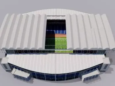 NRG Stadium - Houston Low-poly 3D model