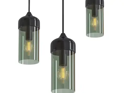 Stephe Glass Pendant 3D model