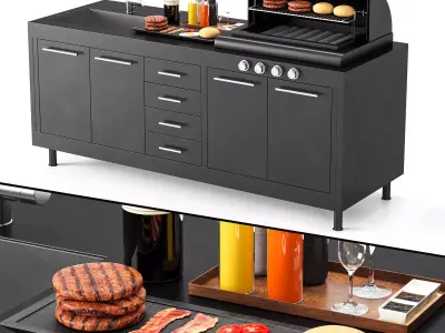 Barbecue 22 3D model