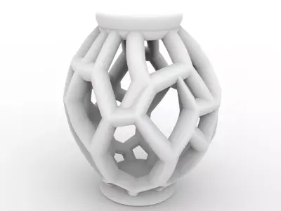Voronoi Lantern 3D Print Model 3D print model