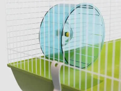 Hamster Cage 3D model