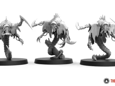 Dark Techno - Wraiths 3D print model