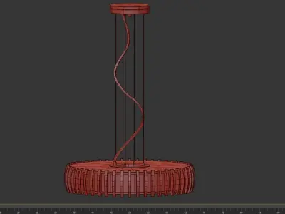 Fora - Odeon Light low poly 3d model Low-poly 3D model
