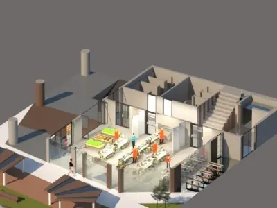 MAKT Community Centre 3D model