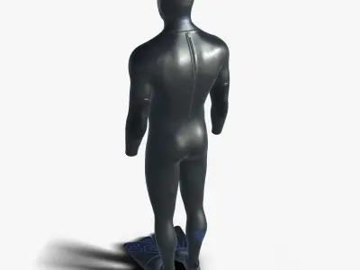 Diving wetsuit 3D model
