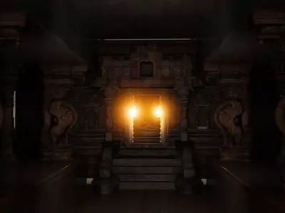 lord vishnu temple  3D model