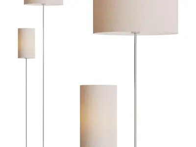  Sadie 2 Light Floor Lamp 3D model