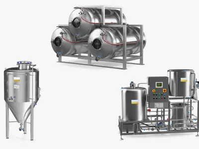  Beer Microbrewery Equipment Collection 