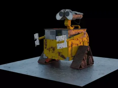 Wall-e wall e robot 3D model