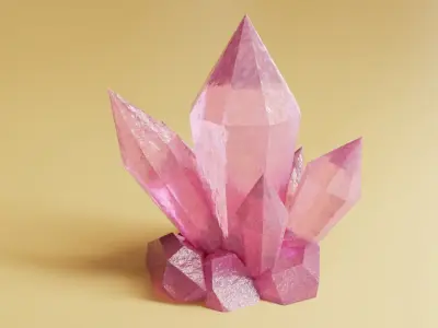 Crystal 3D model purchase