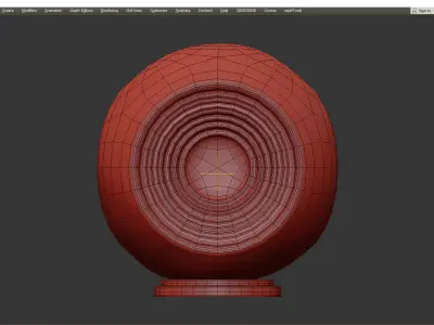 Fabbian table lamp Low-poly 3D model